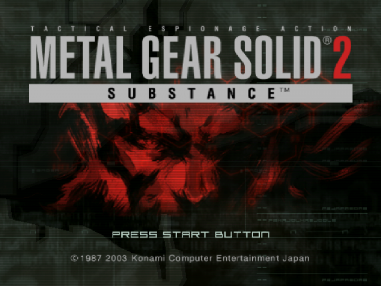 Metal Gear Solid 2 - Substance